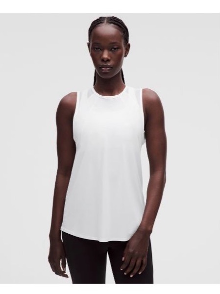 Lululemon- White - Sculpt Tank Size 6